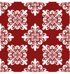 Elegant Seamless Pattern For Textile Design Red