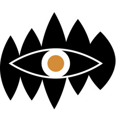 Symbol All Seeing Eye Tongues Flames