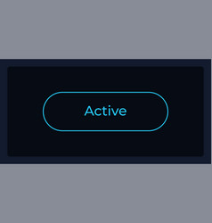 Active Button State Ui Element Template