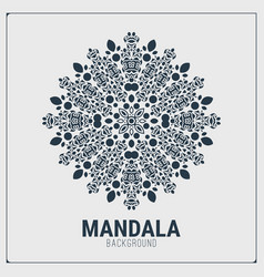 Mandala Flat Background Design Template