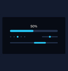 Progress Bar And Range Slider Ui Element Template