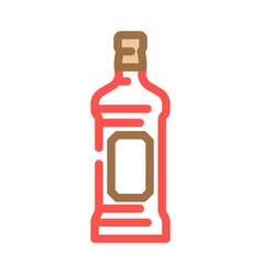 Whiskey Drink Bottle Color Icon