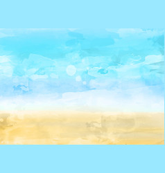 Beach Themed Hand Painted Watercolour Background