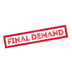 Final Demand Rubber Stamp