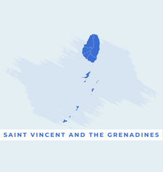 National Map Of Saint Vincent And The Grenadines