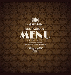 Restaurant Cafe Menu Cover Template