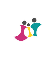 Family Care People Clipart Logo Icon