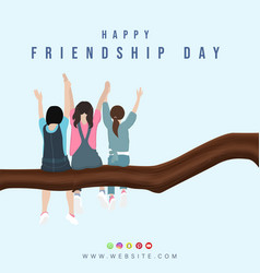 Some Girls Celebrating Friendship Day