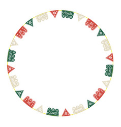 Cinco De Mayo Paper Garland Circle Frame Papel Pi