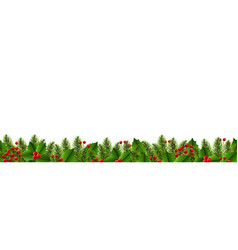 Christmas Garland Isolated Transparent Background