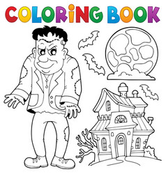 Coloring Book Frankenstein Theme