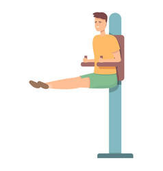 Body Machine Exercise Icon Cartoon Street