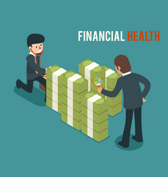 Money Health Isometric 3d