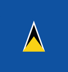 St Lucia Flag For Independence Day