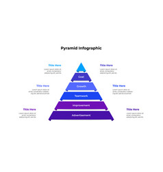 Creative Pyramid Infographic With 6 Options