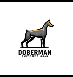 Doberman Dog Logo