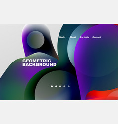 Abstract Liquid Background For Your Landing Page