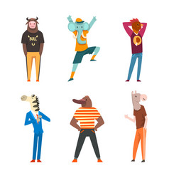 Animal Character Wearing Human Clothing