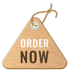 Order Now Craft Tag Mockup Promo Label