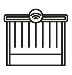 Security Barrier Icon Outline Automatic