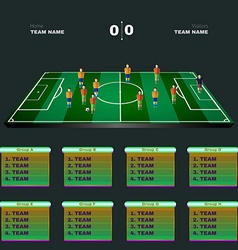 Football Players Positions On A Playfield