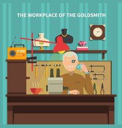 Workplace Of Goldsmith