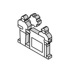 Appliance Installation Isometric Icon