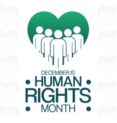 December Is Human Rights Month