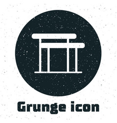 Grunge Gymnastics Equipment Uneven Bars Icon