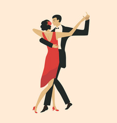 Couple Dancing Tango