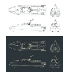 High Speed Patrol Boat Blueprints