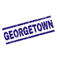 Grunge Textured Georgetown Stamp Seal