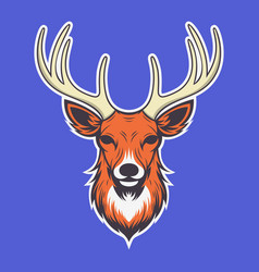 Deer Head Logo Mascot Design