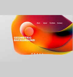 Abstract Liquid Background For Your Landing Page