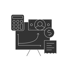 Business Plan Glyph Icon