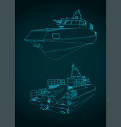 High Speed Patrol Boat Drawings