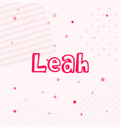 Leah