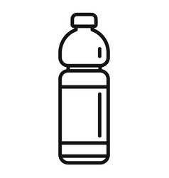 Mineral Water Bottle Icon Outline Recycle