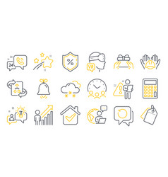 Set Business Icons Such As Builders Union