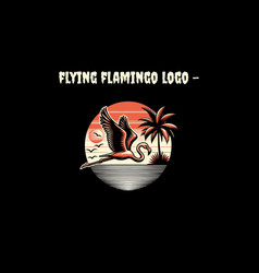 Flamingo And Palm Artwork Design