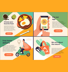 Ethical Online Food Delivery Company Landing Page