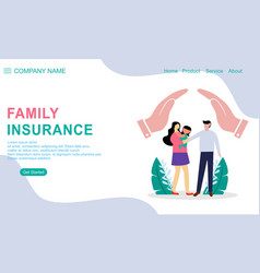 Family Insurance Landing Page Template