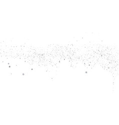 Light Silver Glitter Confetti Background White