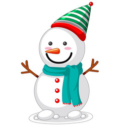 Snowman In Christmas Theme