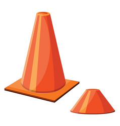 Sport Cones On A White Background