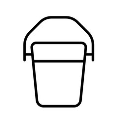 Paint Bucket Carpentry Outline Icon