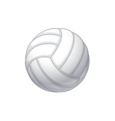 Realistic Classic White Volleyball