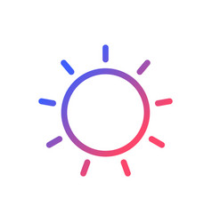 Sun Pixel Perfect Gradient Linear Ui Icon