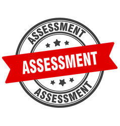 Assessment Stamp Assessment Label On Transparent