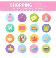 Shopping Solid Icons 1 Royalty Free Vector Image
